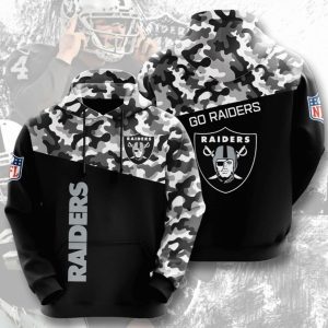 Nfl Las Vegas Raiders 3D Hoodie