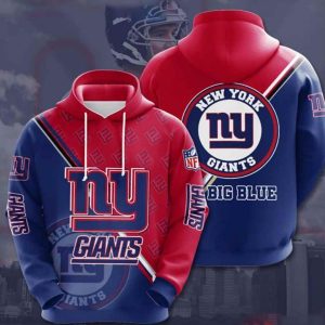 Nfl New York Giants 3d Hoodie New