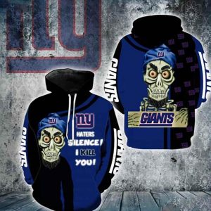 Nfl New York Giants Achmed Skull 3d Hoodie