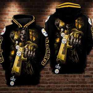 Nfl Pittsburgh Steelers Death Horror Cutter 3d Hoodie