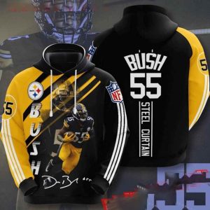 Nfl Pittsburgh Steelers Hoodies Custom All Over Print 3d Pullover Hoodie V14