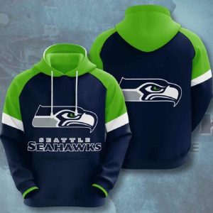 Nfl Seattle Seahawks 3d Hoodies
