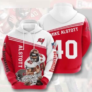 Nfl Tampa Bay Buccaneers 3d Hoodies Alstott