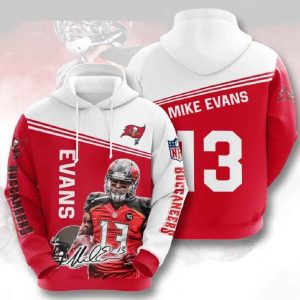 Nfl Tampa Bay Buccaneers 3d Hoodies Printed Zip Hoodies