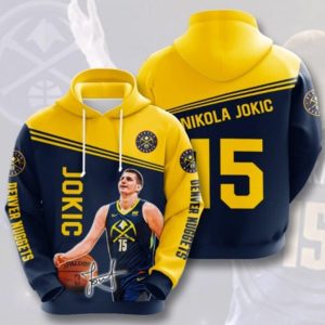 Nikola Jokic 15 Hoodie 3D