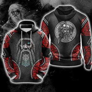 Odin Unisex 3D Hoodie