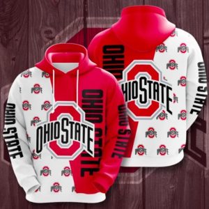 Ohiostate Basic Red Hoodie 3D