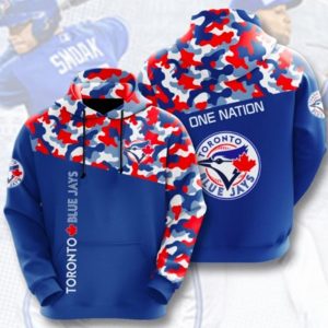 One Nation Toronto Blue Jays Hoodie 3D