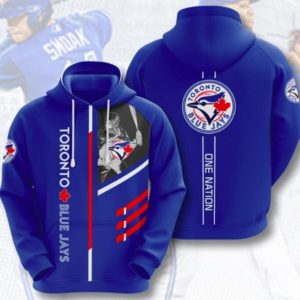 One Nation Toronto Blue Rays Sport Hoodie 3D