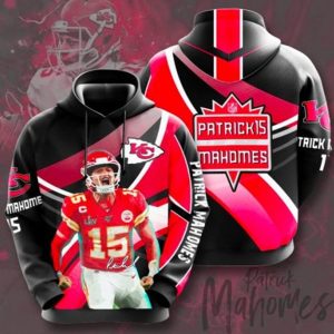 Patrick 15 Mahomes Hoodie 3D