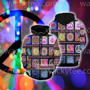 Peace Sign 3D Hoodie