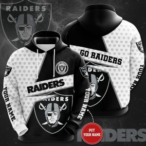 Personalized Name Las Vegas Raiders Go Raiders 3D Hoodie