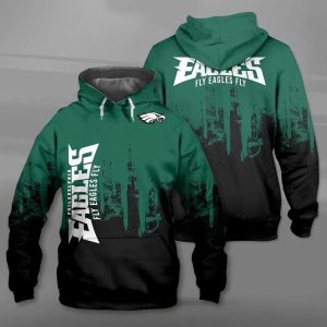 Philadelphia Eagles 3D Hoodie NFL