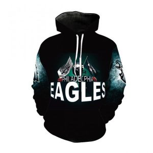 Philadelphia Eagles 3d Hoodie Style
