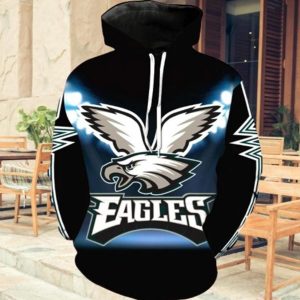 Philadelphia Eagles 3d Over Print Hoodie