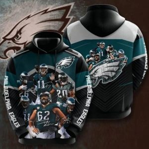 Philadelphia Eagles Nfl Football Eagles Legends Signature Gift For Fan 3D Hoodie