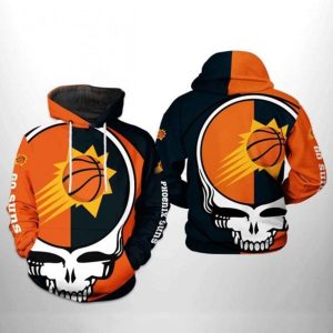 Phoenix Suns NBA Grateful Dead 3D Printed Hoodie
