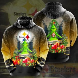 Pittburgh Steelers Christmas Hoodie 3D