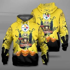 Pittsburgh Steelers 3d Halloween Hoodie