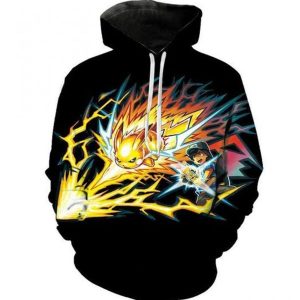 Pokemon 3D printed Hoodies