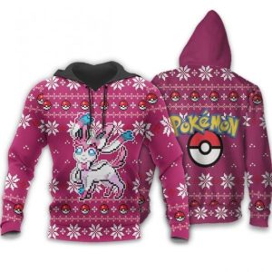 Pokemon Sylveon Custom Xmas Gift Hoodie 3D