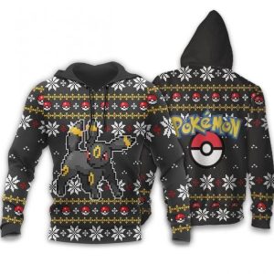 Pokemon Umbreon Custom Xmas Gift Hoodie 3D