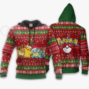 Pokemons Hoodie 3D Anime Xmas Gift VA11