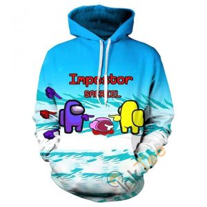 Printed Among Us Hoodie 3D