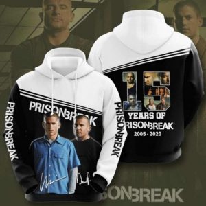 Prison Break Anniversary 3D Pullover Hoodies