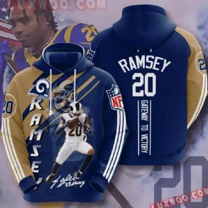Ramsey 20 Nfl Los Angeles Rams 3d Hoodies