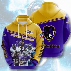Ravens Legends Team Hoodie 3D