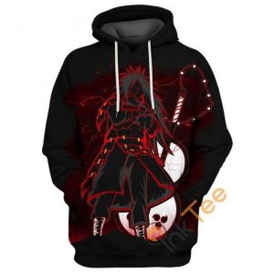 Red Uchiha Madara Amazon Hoodie 3D