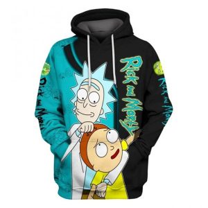 Rick and Morty Hoodie 3d