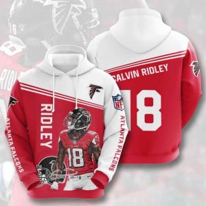 Ridley Nfl Atlanta Falcons Hoodies 3D