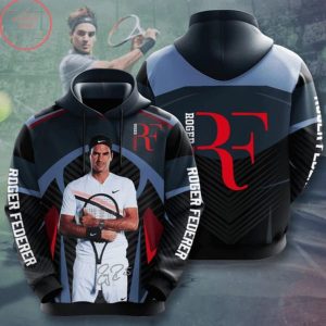 Roger Federer All Over Printed Hoodie 3d