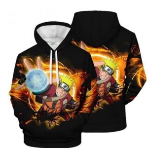 Sage Naruto Giant Rasengan Super Dope Anime Themed Hoodie