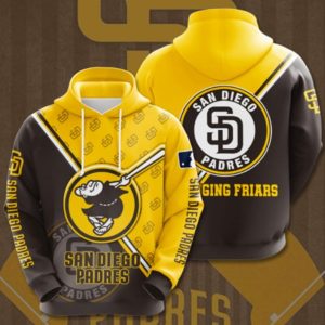 San Diego Padres Hoodie 3D