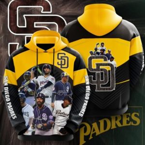 San Diego Padres Sport Team Hoodie 3D