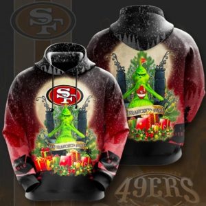 San Francisco 49Ers Christmas Hoodie 3D