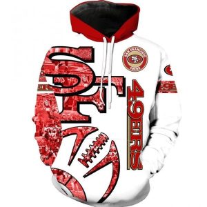 San Francisco 49ers 3D Digital Printed Hoodie