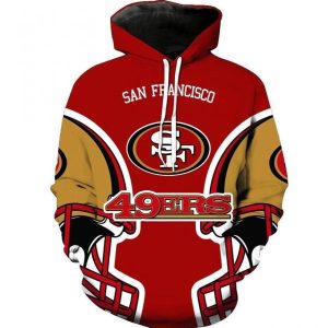 San Francisco 49ers Digital Printed Hoodie 3D