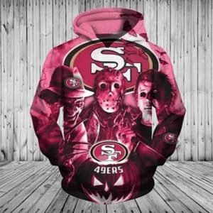 San Francisco 49ers Hoodies 3D Halloween