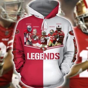 San Francisco 49ers Legends Hoodie 3D