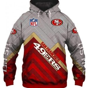 San Francisco 49ers Printed Hoodie 3D