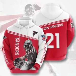 Sanders Nfl Atlanta Falcons Hoodies 3D