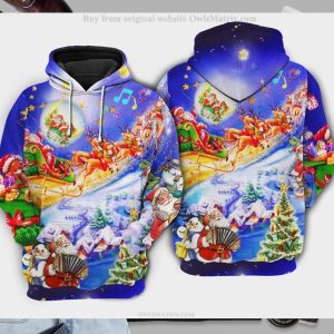 Santa Love Christmas Everytime Hoodie 3D