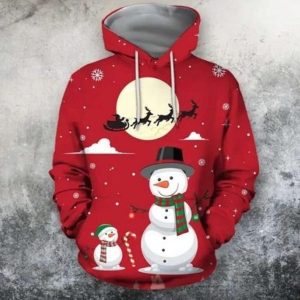 Santa Ride Christmas Awesome Unisex 3D Hoodie