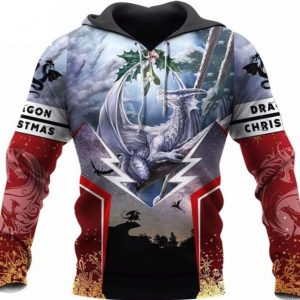 Santa Snoopy in Christmas 3D Hoodie