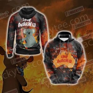 Save Australia 3D Hoodie