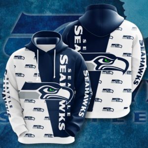 Seahawks Style Sport Hoodie 3D